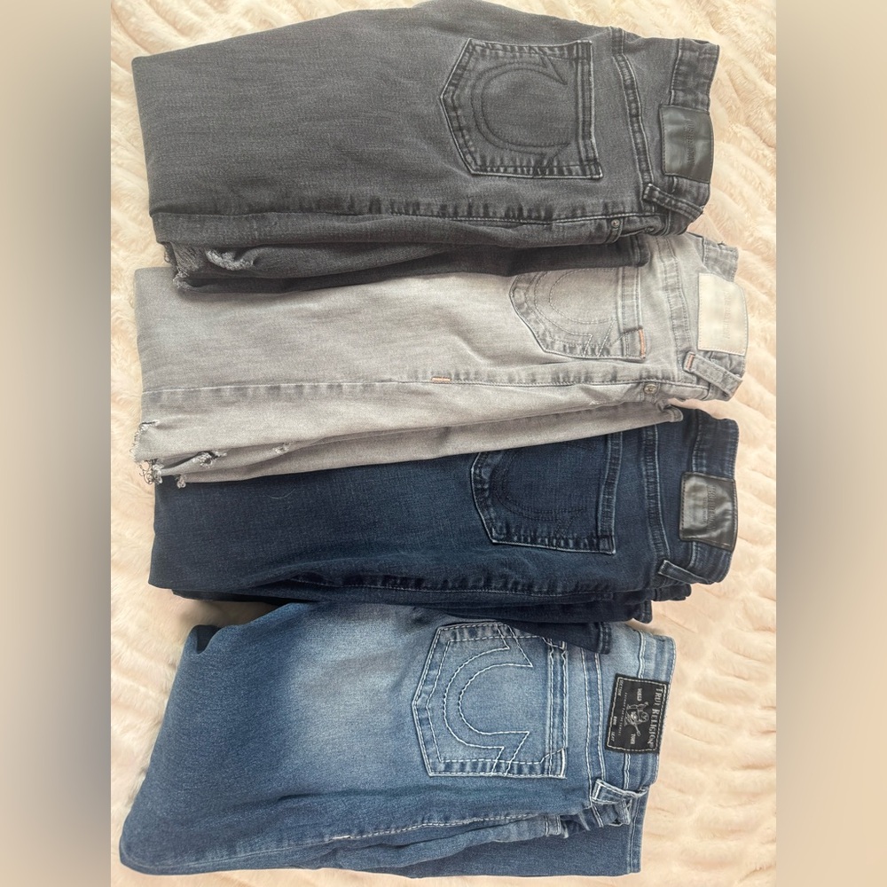 True Religion Women's Skinny Jeans - Black, Gray, Blue